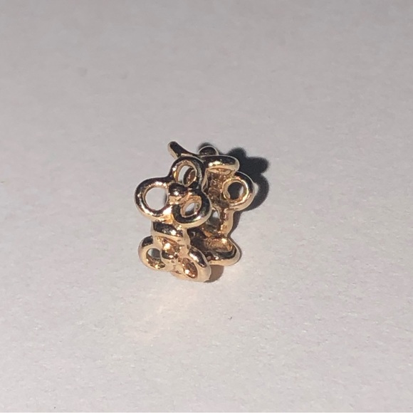 Pandora Solid 14k Trinity Spacer Charm 585 Ale - Picture 2 of 6